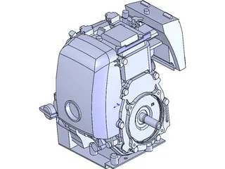 Honda GXH-50 Engine 3D Model preview