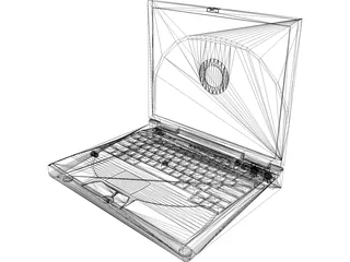 Dell Inspiron 8200 Laptop 3D Model preview