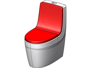 Roca Chroma Toilet 3D Model preview