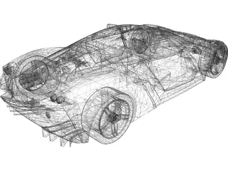Marussia B2 3D Model preview