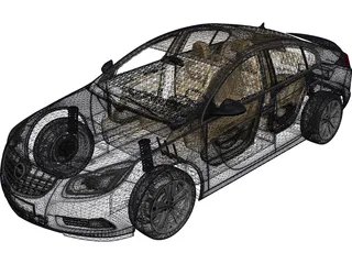 Opel Insignia 3D Model preview