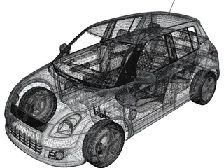 Suzuki Swift 3D Model preview