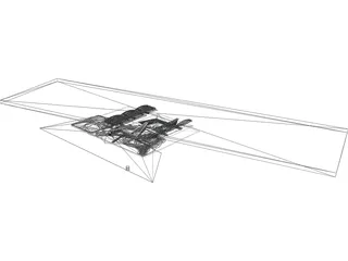 Urban Sportscentre Hamburg Germany 3D Model preview
