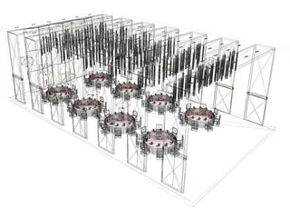Restaurant 3D Model preview