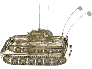 Tank Pakistan Talha 3D Model preview
