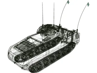 Tank Pakistan Talha 3D Model preview