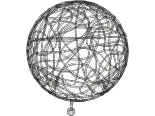 Ball Lamp 3D Model preview