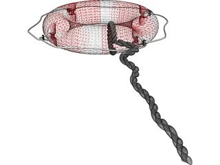Life Buoy 3D Model preview