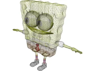 Sponge Bob Squarepants 3D Model preview