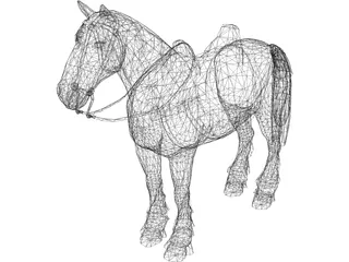 Horse 3D Model preview