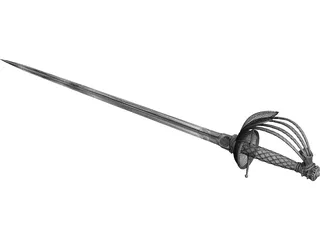 Sword 3D Model preview