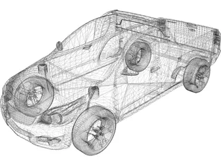 Chevrolet Montana Sport (2011) 3D Model preview