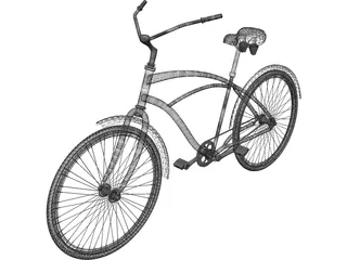 Bicycle 3D Model preview
