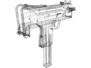 MAC-10 3D Model preview