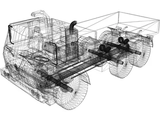 Tatra 815 3D Model preview