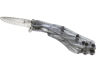 Warrior Knife 3D Model preview