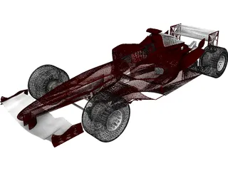 Ferrari F1 3D Model preview