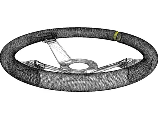 Sparco Steering Wheel 3D Model preview
