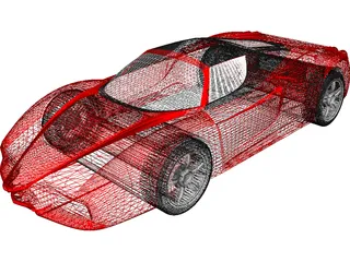 Ferrari Enzo 3D Model preview
