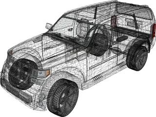 Dodge Nitro 3D Model preview