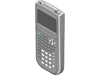TI-84 Calculator 3D Model preview