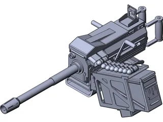 MK19 Grenade Launcher 3D Model preview