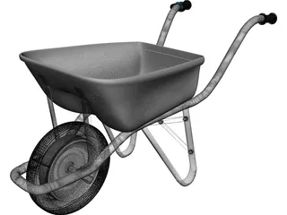 Wheelbarrow 3D Model preview