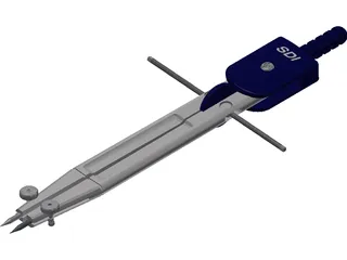 Compass 3D Model preview