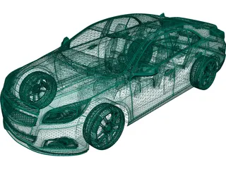 Chevrolet Malibu (2013) 3D Model preview