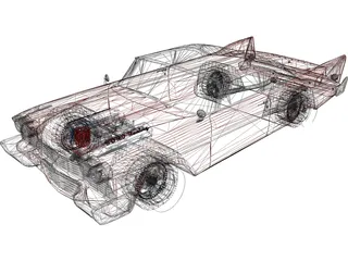 Plymouth Fury Supercharged (1958) 3D Model preview