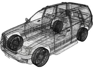 Jeep Grand Cherokee 3D Model preview