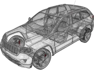 Jeep Grand Cherokee 3D Model preview