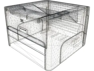 HP Laset Jet 1320 Printer 3D Model preview