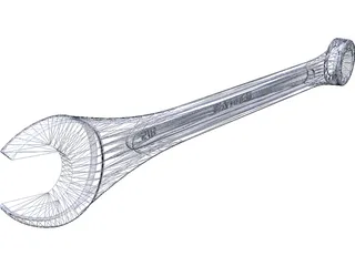 Spanner 3D Model preview