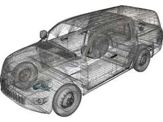 Volkswagen Amarok 3D Model preview