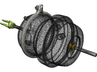 Brake Air Chamber 3D Model preview