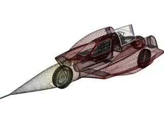 Turbo Sonic Concept 3D Model preview