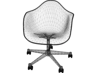 Eames Plastic Chair 3D Model preview