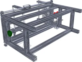 PVC Loading and Packing Machine 3D Model preview