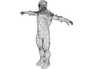Nanosuit Crysis Traje 3D Model preview