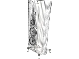 Speaker High End 3D Model preview