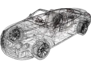 Bentley Continental GT Supersports Convertible (2011) 3D Model preview