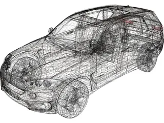BMW X5 F15 (2014) 3D Model preview