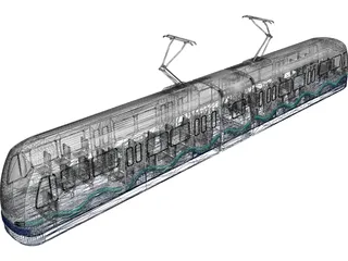 Sound Transit Light Rail 3D Model preview