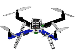 Arducopter Quadcopter 3D Model preview