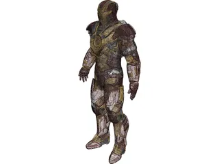 Iron Man Heartbreaker 3D Model preview