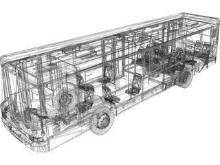 Ikarus 411 3D Model preview