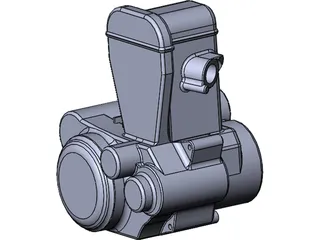 Suzuki DR-Z 400 Engine 3D Model preview