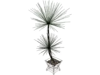 Yucca Plant 3D Model preview