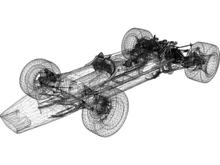 Lotus F1 3D Model preview